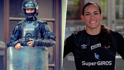 Luz Katherine Tapia, la mujer que renunció a la Policía para seguir su sueño de jugar al fútbol profesional.