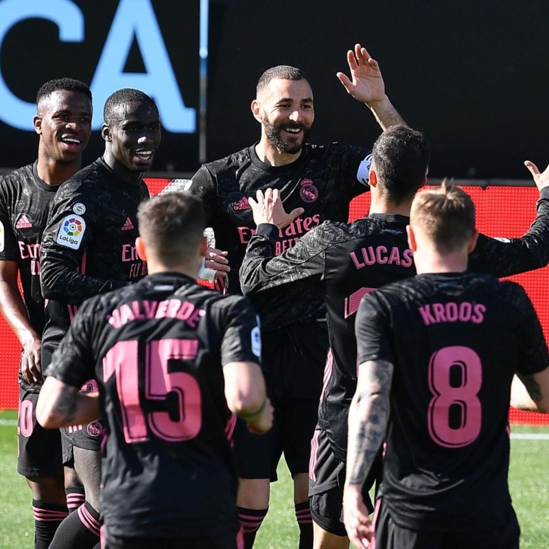 Siempre Benzema: doblete al Celta y triunfo del Real Madrid, que quedó a tres del Atleti