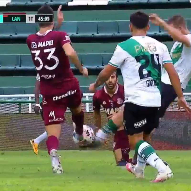 Se picó el Clásico del Sur: Orsini llegó tarde y dejó a Lanús con 10