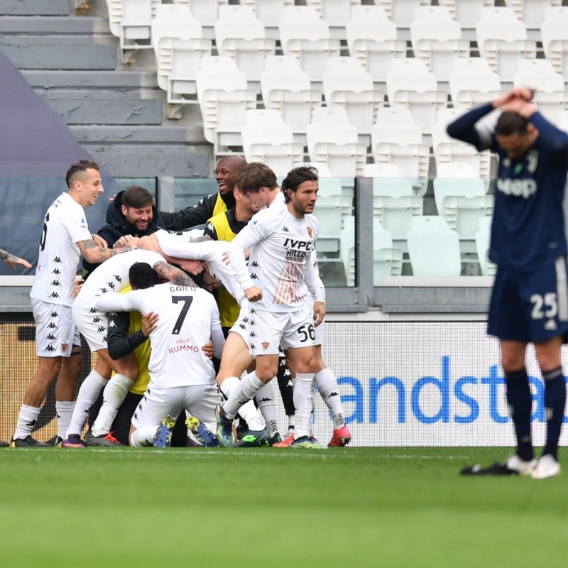 Con gol de Gaich, Benevento amargó a la Juventus por la Serie A