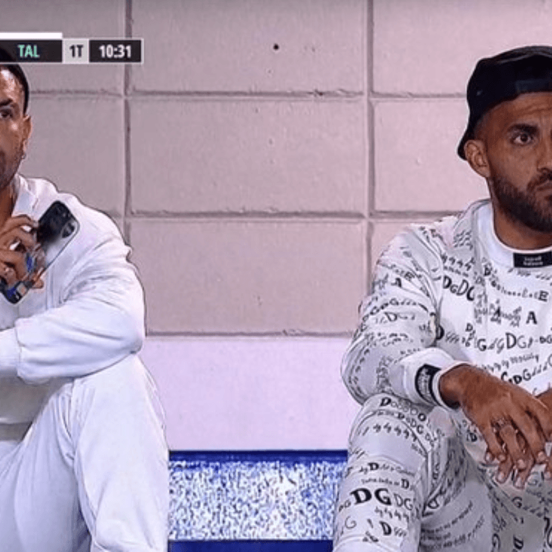 La cámara enfocó a Cardona y Wanchope Ábila y explotaron los memes