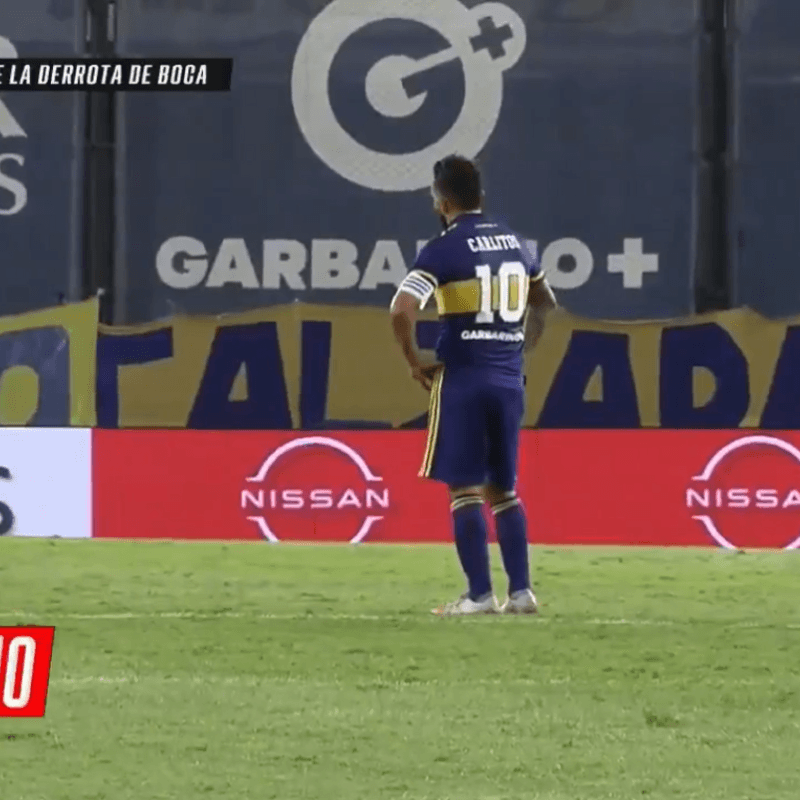 Decepción total: así reaccionó Tevez al gol agónico que le dio la victoria a Talleres