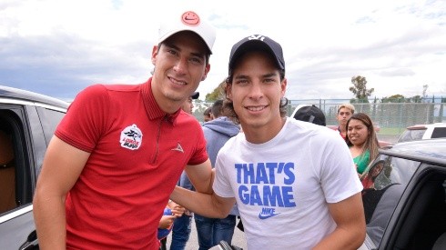 Mauro y Diego Lainez, futbolistas mexicanos.