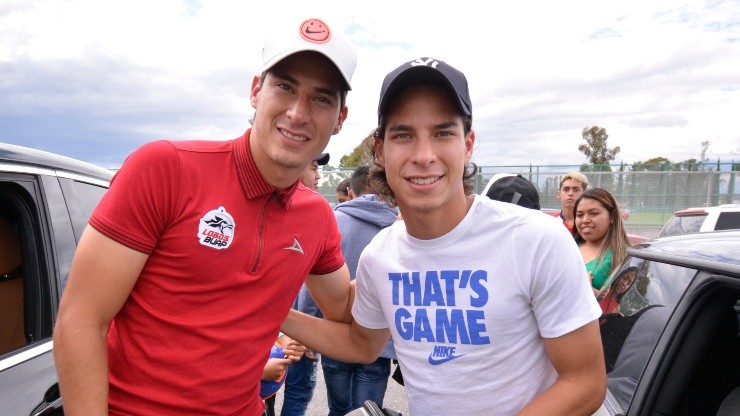 Mauro y Diego Lainez, futbolistas mexicanos.