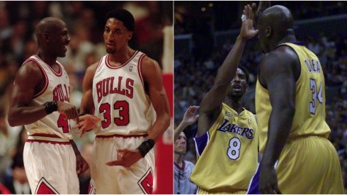 Michael Jordan, Scottie Pippen, Kobe Bryant y Shaquille Oneal