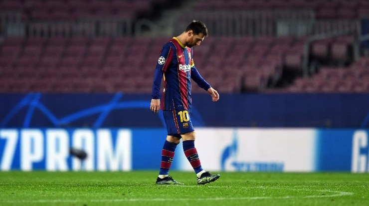 Messi&#039;s contract with Barcelona finishes at the end of the season (Getty).