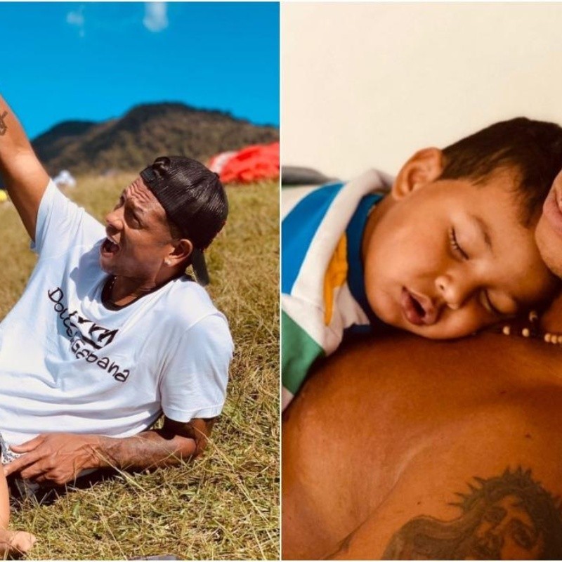 Ternura total: hermosa foto de Fredy Guarín y su hijo hincha de Millonarios