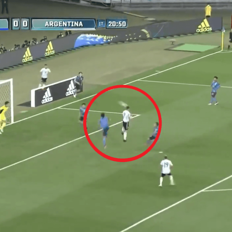 Video: el golazo "palermeano" de Gaich que le dio el triunfo al Sub-23 de Argentina