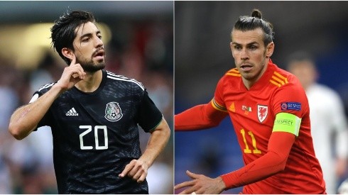 Rodolfo Pizarro (left) & Gareth Bale. (Getty)