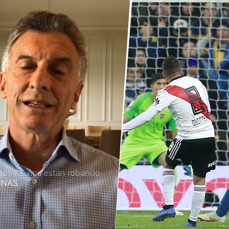 Macri dijo que no superó la final de Madrid pero tiró: "No iguala irse a la B, claro..."