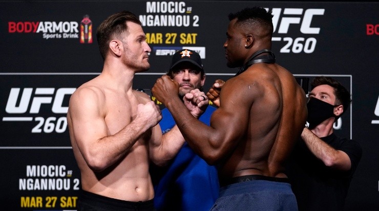 Miocic and Ngannou will face in an exciting rematch for the heavyweight title (Getty).
