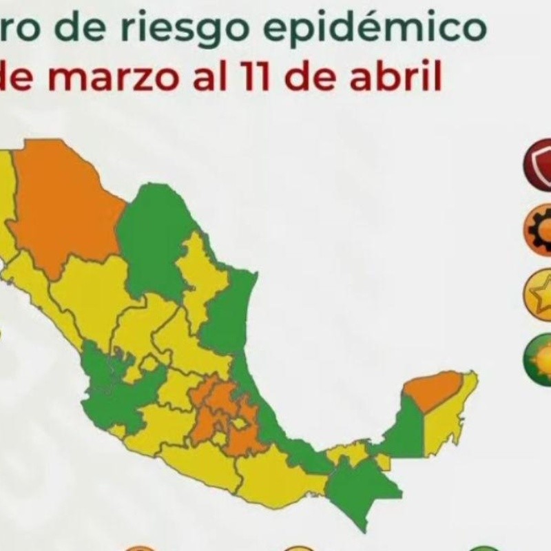 Coronavirus en México: Así quedó el semáforo de riesgo estado por estado