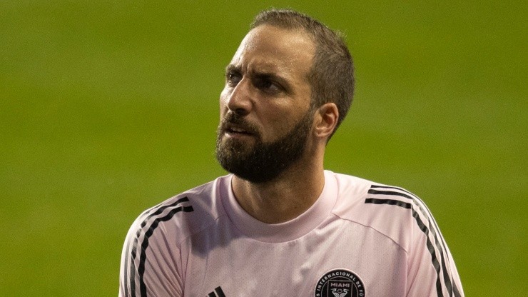 Gonzalo Higuaín, delantero del Inter Miami