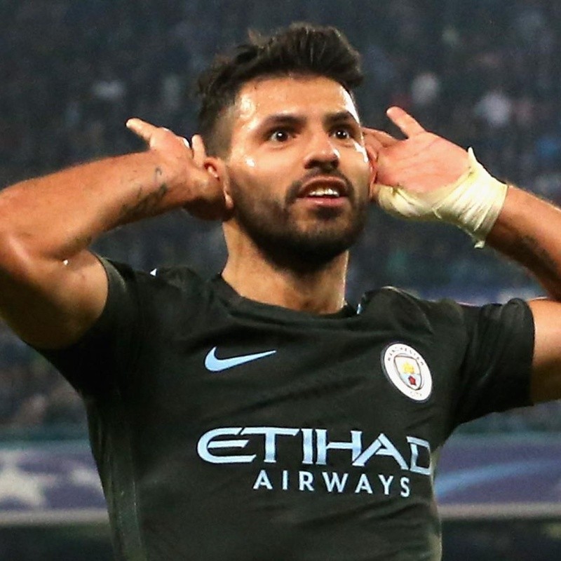 Ídolo total: Manchester City le va a hacer una estatua al Kun Agüero