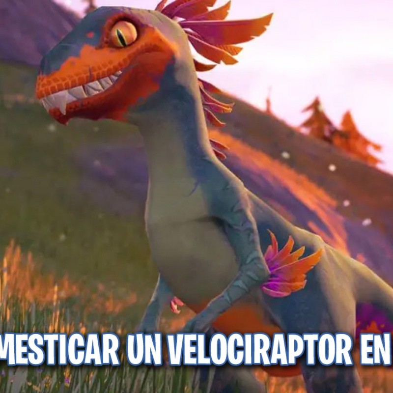 Cómo domesticar un Velociraptor en Fortnite