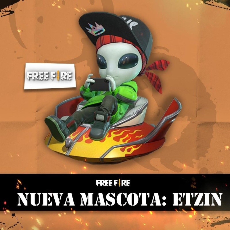 ¡Un extraterrestre llega a Free Fire! ETzin será la nueva mascota