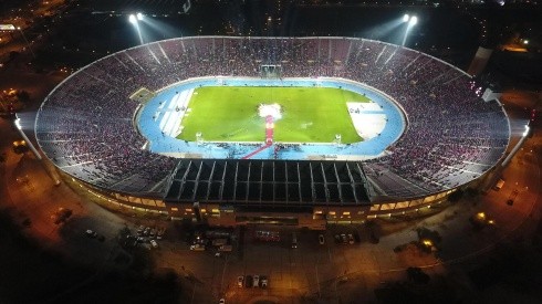 El Estadio Nacional de Santiago de Chile se mantiene como el más grande del país a pesar de reducir notablemente su aforo.