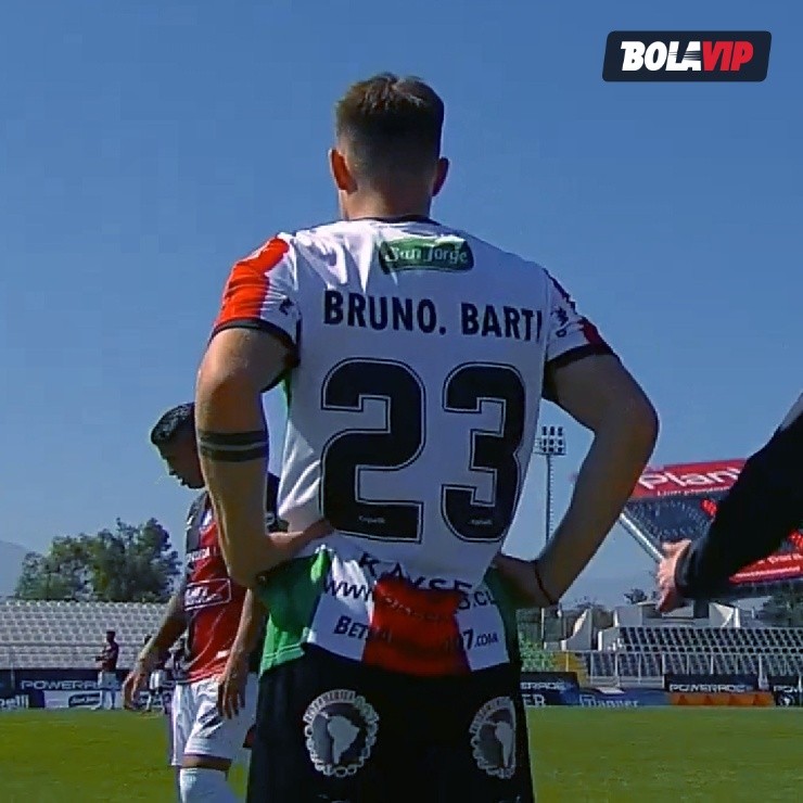 Bruno Barticciotto con Palestino
