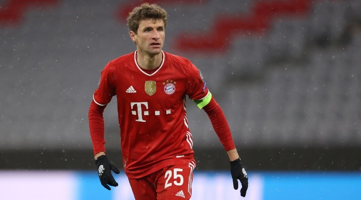 Thomas Muller of Bayern looks on against Lazio. (Getty) (1)