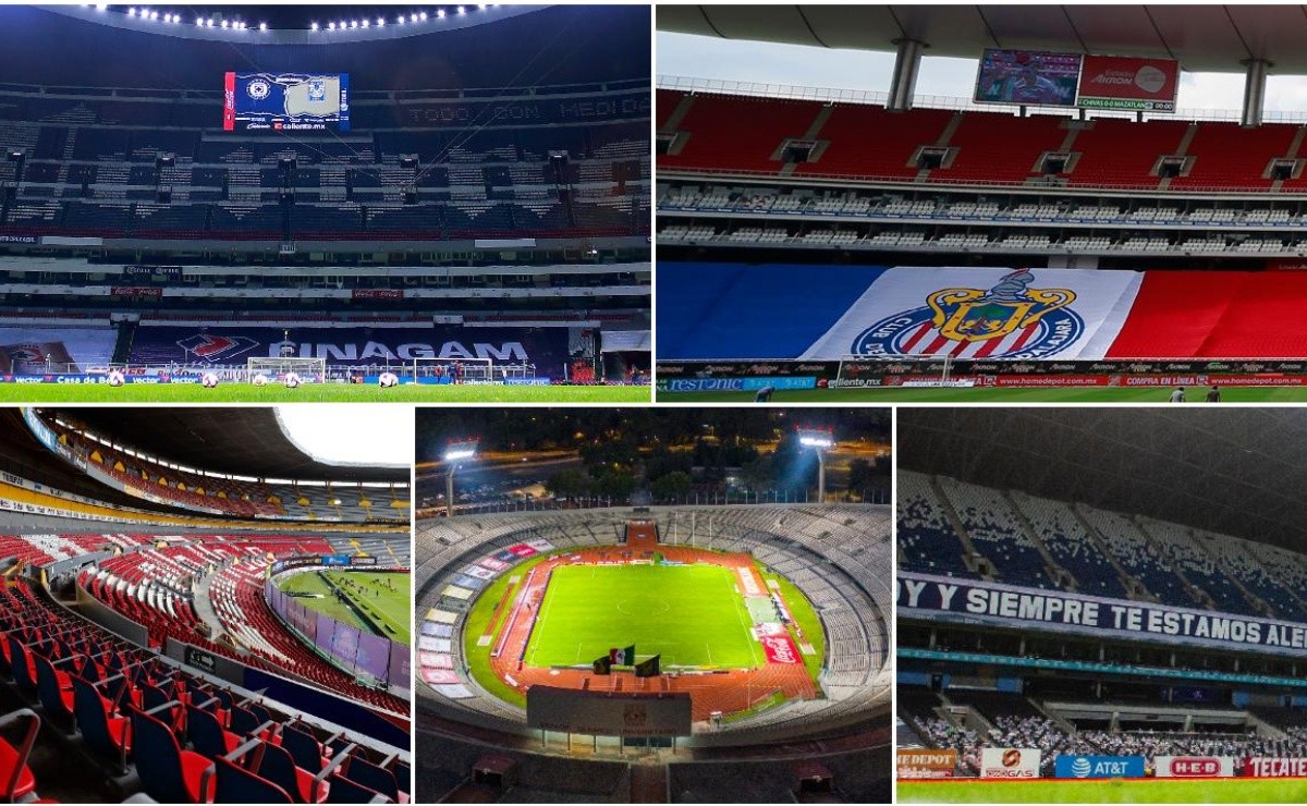 Estadios de México. - Campeones de la Liga de futbol Mexicano 1903-2021