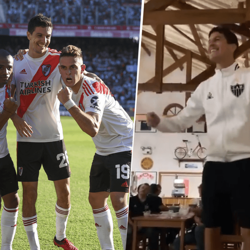 Video: Nacho Fernández bailó y cantó "Nachoman" en Mineiro