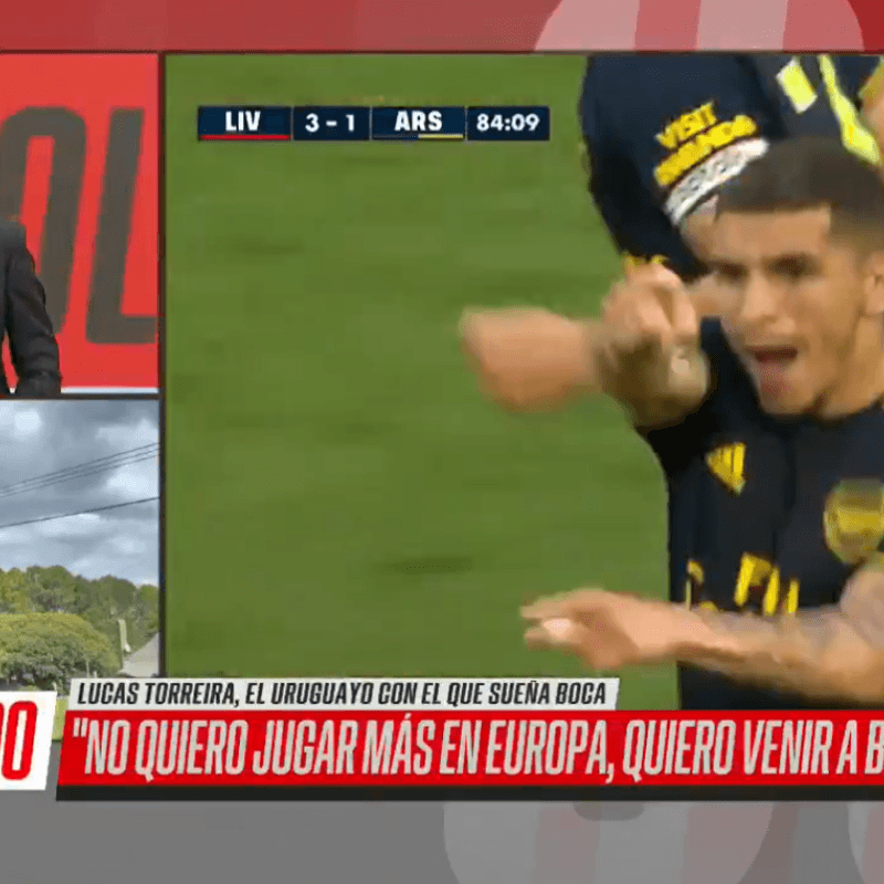 Torreira a Vignolo en F90: "No quiero jugar más en Europa, quiero venir a Boca"