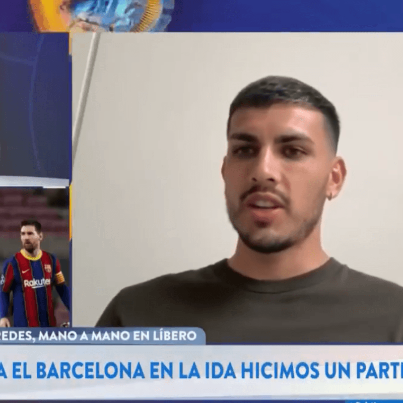 Paredes contó qué pasó con Messi tras su cruce en Champions League