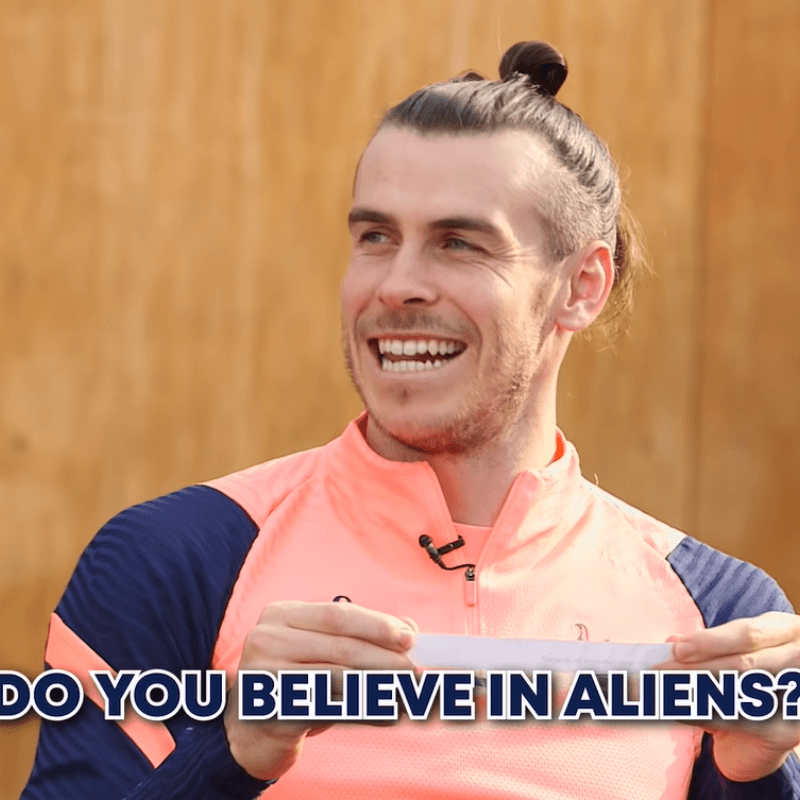 El video viral de Bale en Tottenham: dijo que los aliens existen y que vio uno