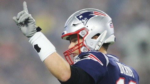 Tom Brady cuando jugaba para New England Patriots