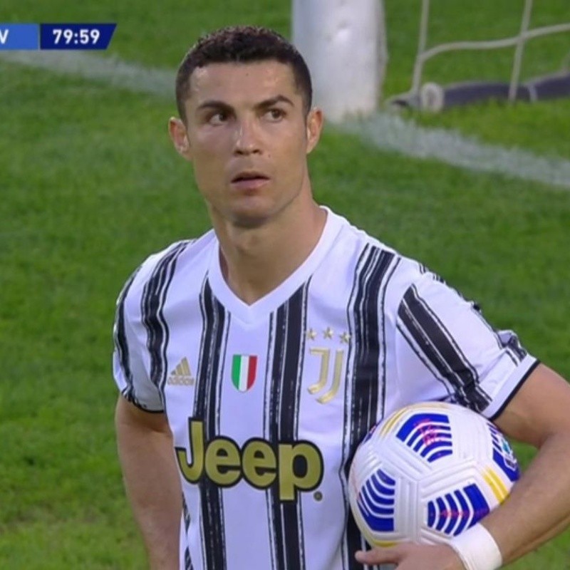 El famoso gol de goleador: Cristiano Ronaldo apareció para el 2-2 de Juventus