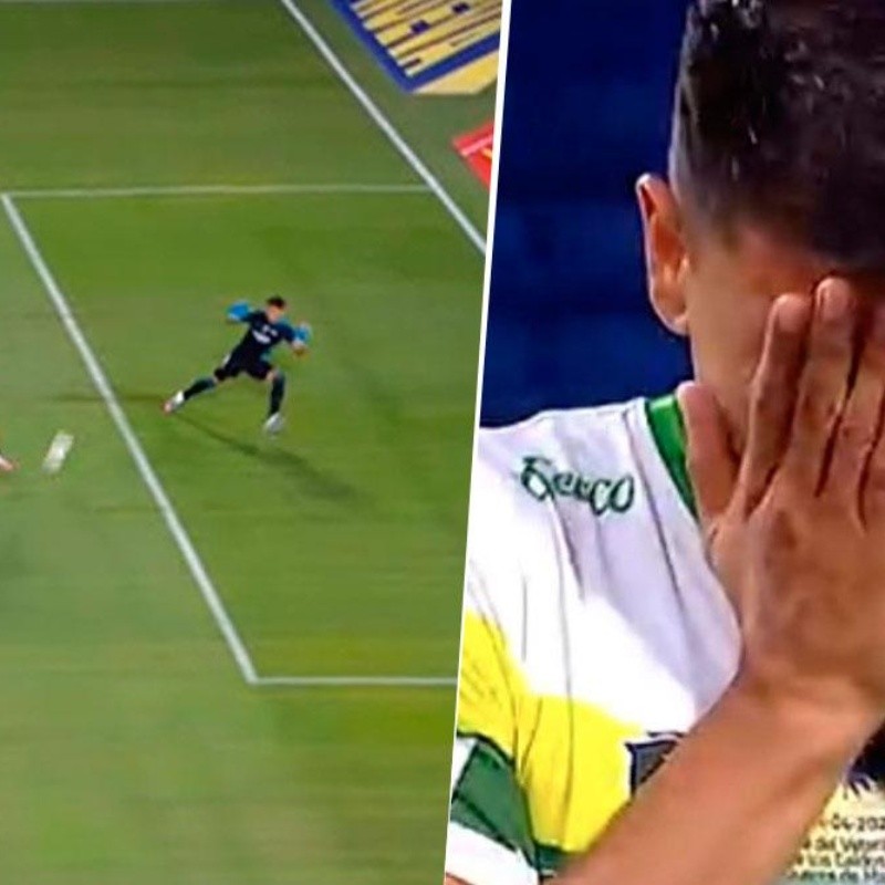 Más cantado que L-Gante RKT: Bou le metió un gol a Boca y se largó a llorar