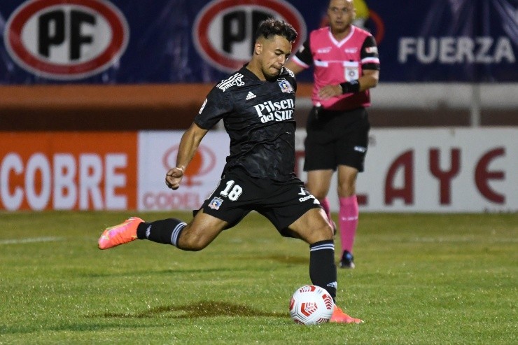 Iván Morales de Colo Colo vs. Cobresal