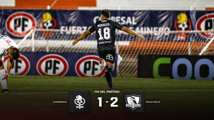 Colo Colo vs Cobresal en Campeonato Nacional