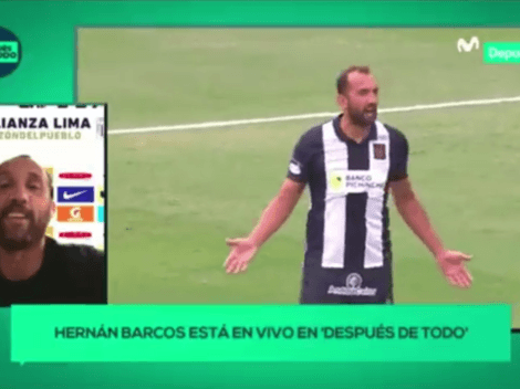 Lo felicitó: Hernán Barcos elogió a José Manzaneda de Alianza Lima