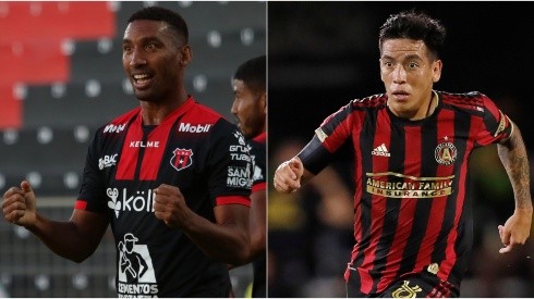 Alajuelense and Atlanta United will clash in the CONCACAF Champions League (Twitter @ldacr / Getty).