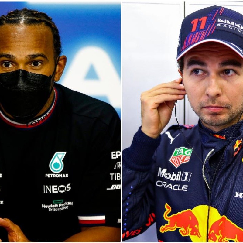 Lewis Hamilton teme a la dupla de Checo Pérez y Max Verstappen