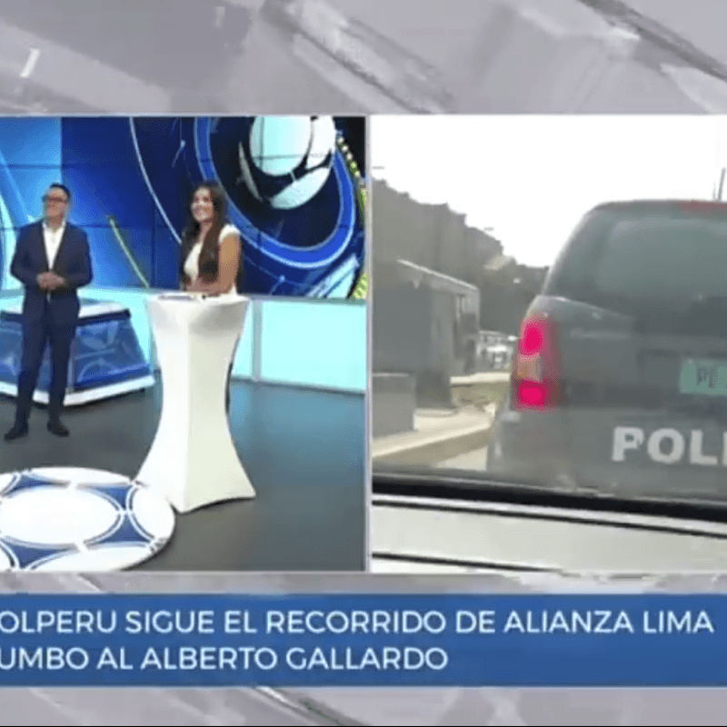 Chofer de GolPerú fue intervenido por la policía mientras transmitía en vivo