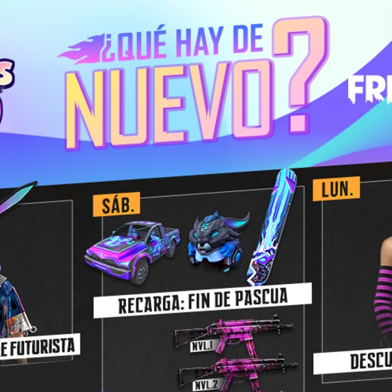 Nueva agenda semanal de Free Fire ¡Regresa la Tienda Misteriosa!