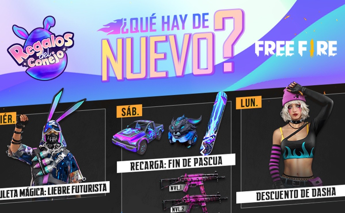 Nueva agenda semanal de Free Fire ¡Regresa la Tienda Misteriosa!