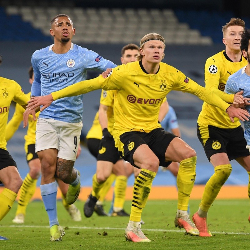 Manchester City vence Borussia Dortmund nas quartas da Champions e