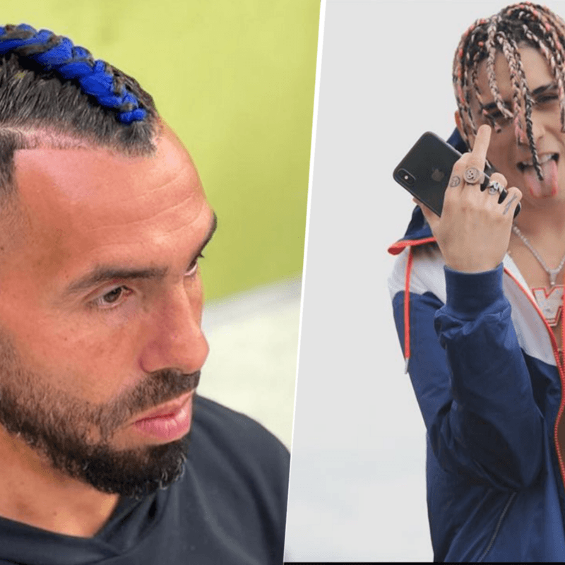 Instagram: Tevez metió una trenza en su nuevo look y Khea se puso como loco en los comentarios