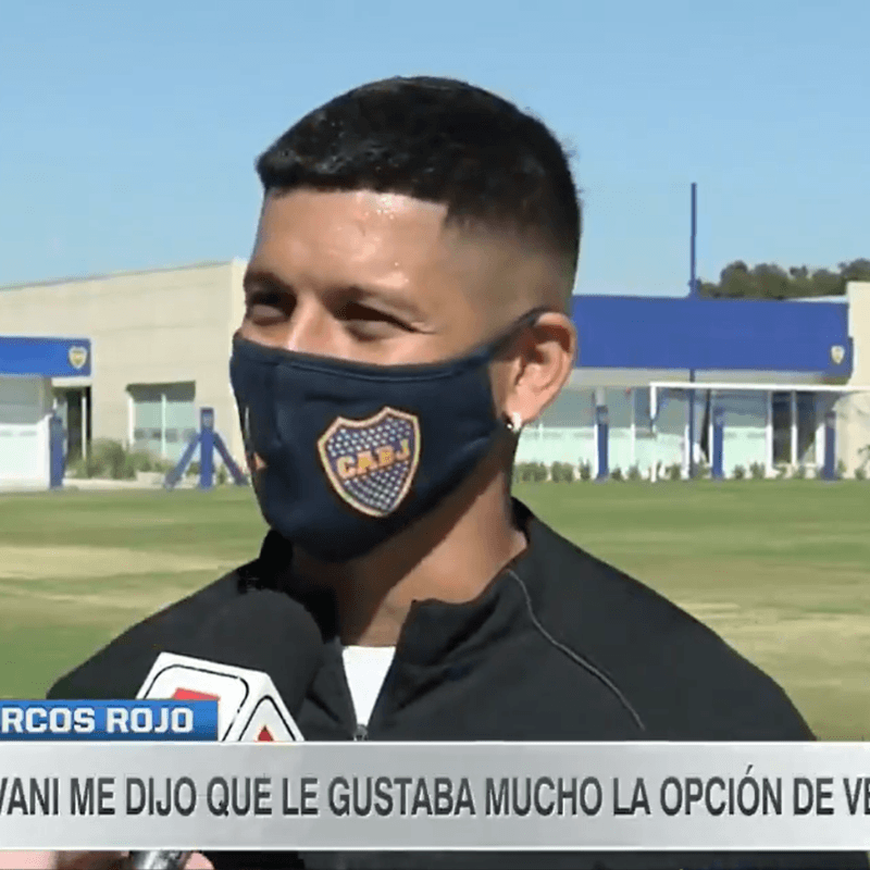 Rojo reveló una charla que tuvo con Cavani y contó la promesa que le hizo si llegaba a Boca