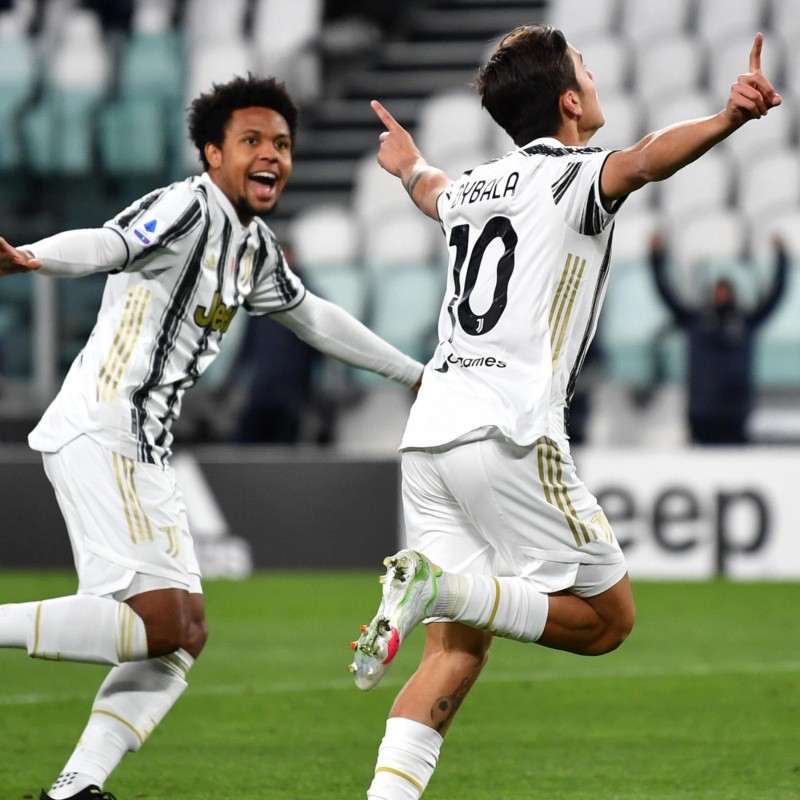 Con goles de Cristiano y Dybala, la Juventus le ganó 2 a 1 al Nápoli