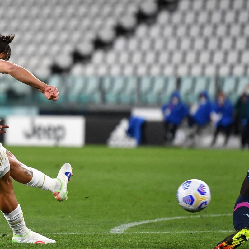 Video: Dybala metió un golazo ante Napoli y festejó gritando como nunca