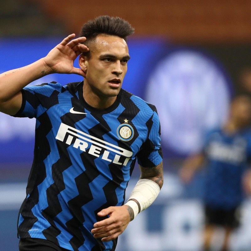 Lautaro Martínez terminó un ataque perfecto del Inter puntero de la Serie A