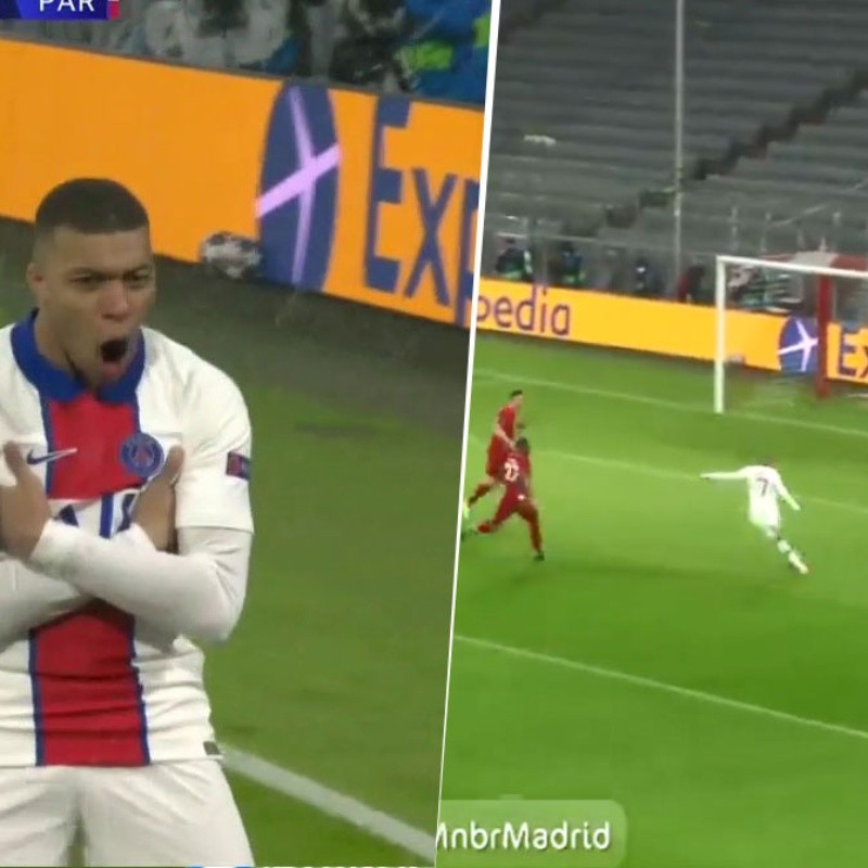 Mbappé en 2 minutos le marcó al Bayern Múnich: flojísima reacción de Neuer