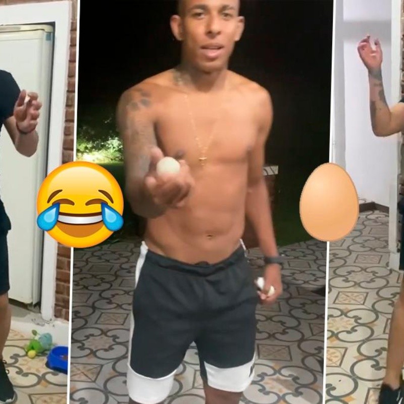 Video: Villa hizo "el reto de las pelotitas de ping pong" y troleó a un amigo