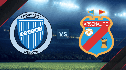 Godoy Cruz vs. Arsenal de Sarandí por la Copa de la Liga.