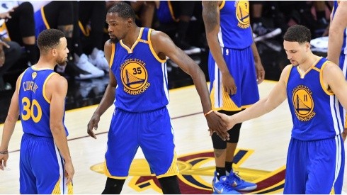 Curry, Durant y Thompson, Golden State Warriors