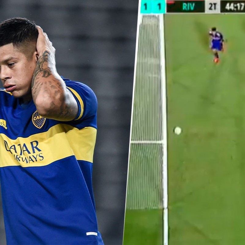 Rojo sobre la inédita jugada del Boca-River: "Muchos dijeron que fue el Diego"